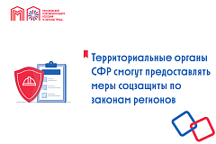 Территориальные органы СФР смогут предоставлять меры соцзащиты по законам регионов